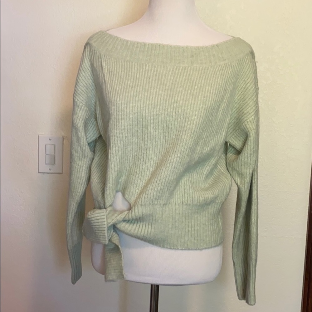 Off the shoulder sweater